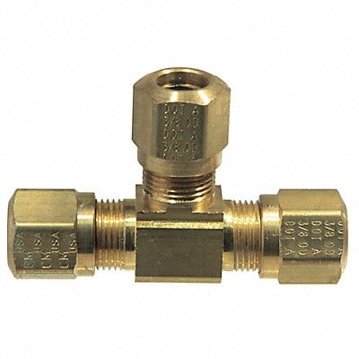 Union Tee Compression Brass