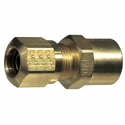 Female Connector Compression Brass 0.9In