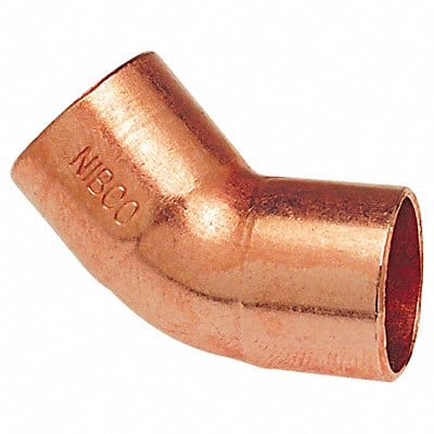 Elbow 45 Deg Wrot Copper 2-1/2 CxC