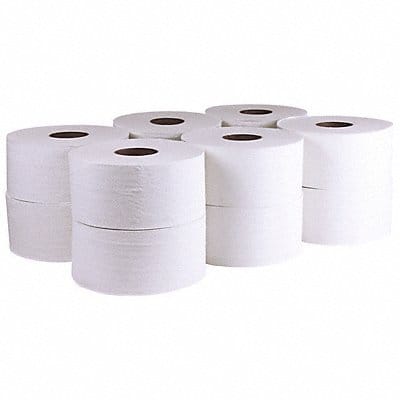 Toilet Paper Roll Continuous White PK12