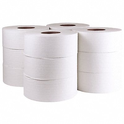 Toilet Paper Roll Continuous White PK12