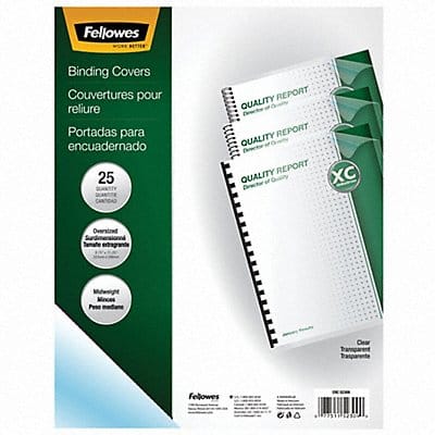 Binding Cover 8-3/4x11-1/4 7.5 mil PK25