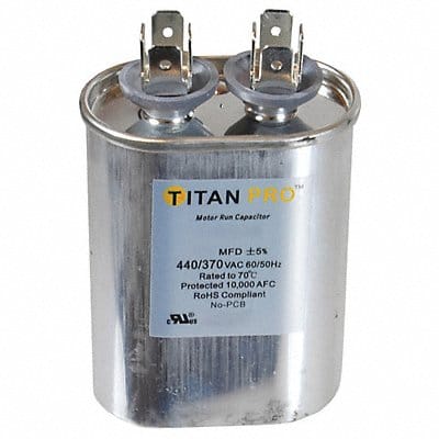 Motor Run Capacitor 12.5 MFD 3 29/64 H