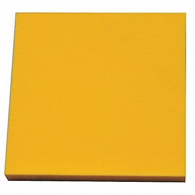 Polyethylene Sheet L 24 in Yellow