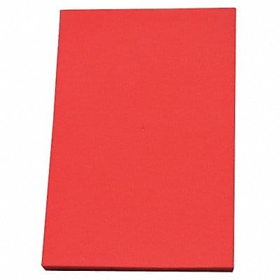 Polyethylene Sheet L 24 in Red