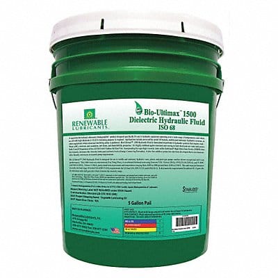 Hydraulic Oil Pail Yellow 5 gal