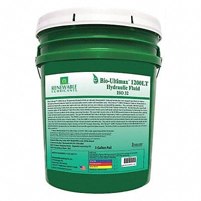 Hydraulic Oil Pail Yellow 5 gal