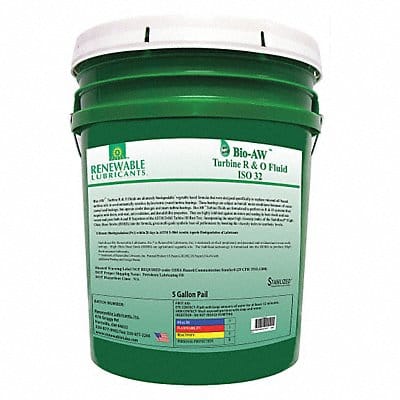 Hydraulic Oil Pail Yellow 5 gal