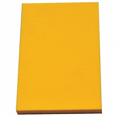 Polyethylene Sheet L 24 in Yellow