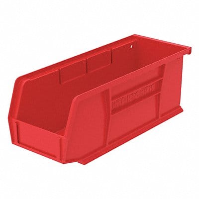 F8647 Hang and Stack Bin Red Plastic 3 in