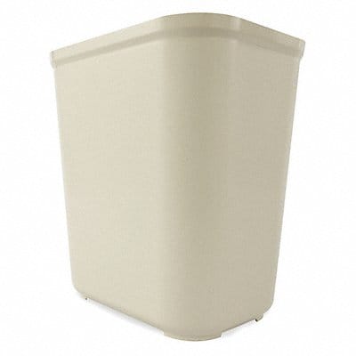 F8449 Wastebasket Rectangular 7 gal Beige