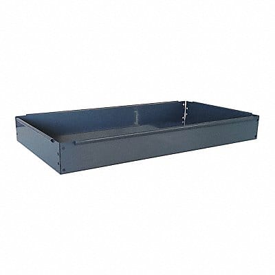 Service Cart Tray 400 lb Gray Steel