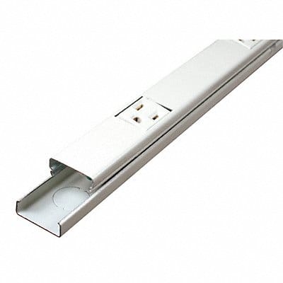 Prewired Raceway 12 Outlets Aluminum