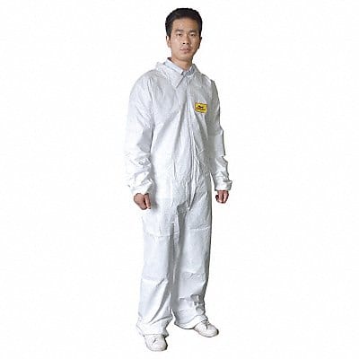 Coveralls M Wht Microporous Film Lam PK6