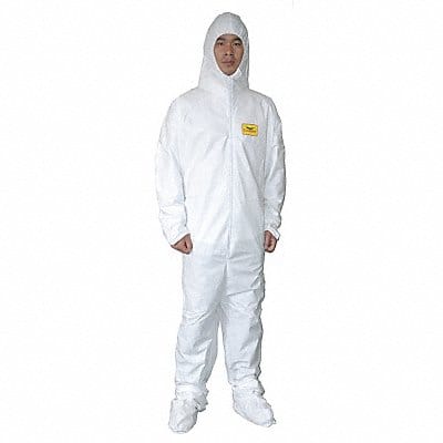 Coveralls 3XL Wht Film Lam PK6