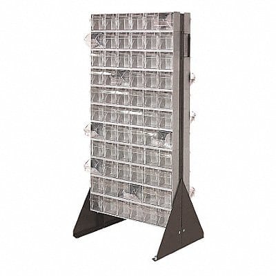 Double Sided Tip-Out Bin Rack 52 in