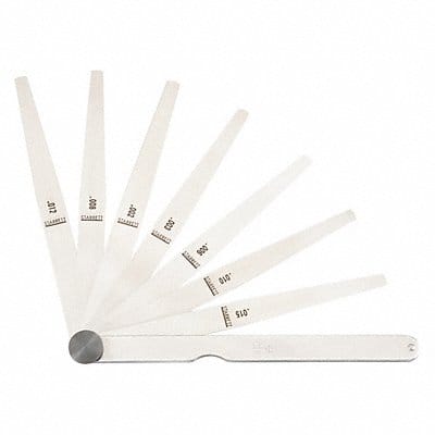 Tapered Feeler Gauge Set Dim Type Inch