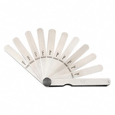 Feeler Gauge Set Dimension Type Metric