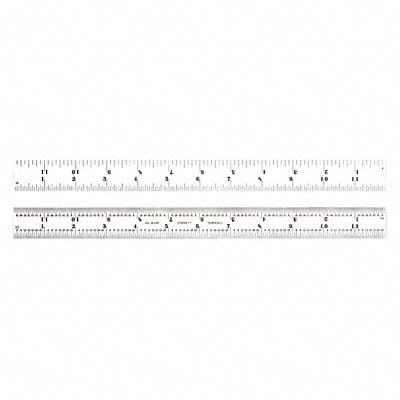 Ruler Spring-Tempered Steel 12 L x 1 W