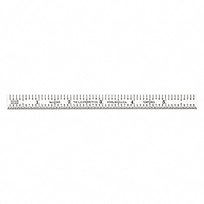 Ruler Full Flexible Steel 6 L x 1/2 W