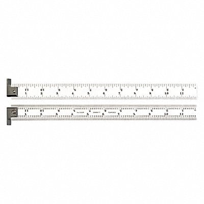 Ruler Spring-Tempered Steel 12 L x 1 W