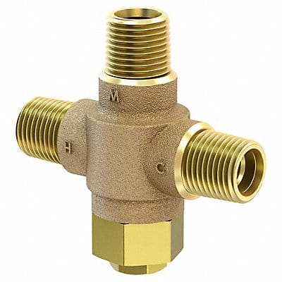 Tempering Valve 1/2in. NPT Brass 125 psi