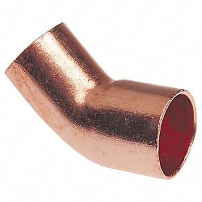 Elbow 45 Deg Wrot Copper 1/4 FTGxC