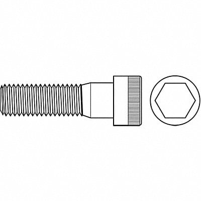 SHCS Steel 1/4 -20 9/16in L PK100