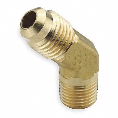 Male Elbow Brass Tube x MNPT PK10