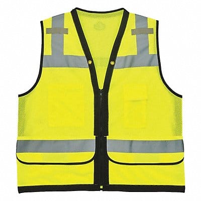 Orange Mesh Surveyors Vest Lime L/XL