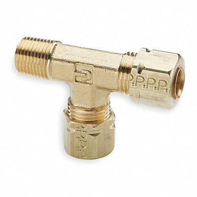 Run Tee Brass CompxM 1/8In PK10