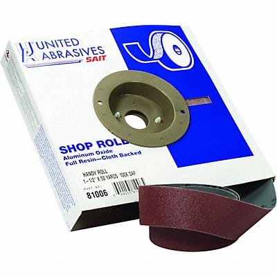 Abrasive Roll 1 W x 150 ft L 120G J