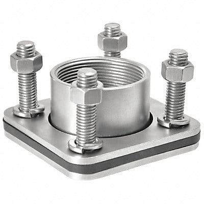 Bulkhead Fitting 4in 316 Stainless Steel