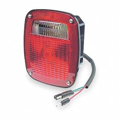 Stop/Turn/Tail Light Square Red 5-3/4 L