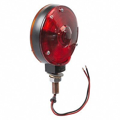 Double Face Lamp Round Red Yellow