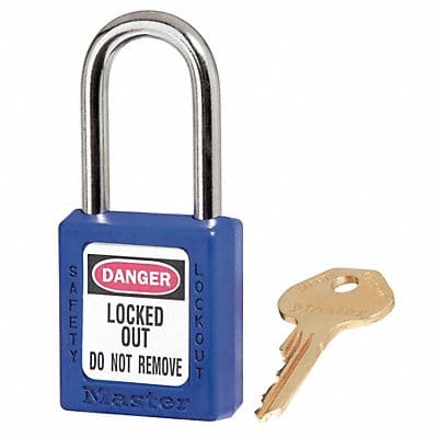 K7446 Lockout Padlock KA Blue 1-3/4 H PK12