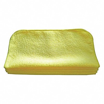 Microfiber Cloth 12 x 12 Yellow PK12