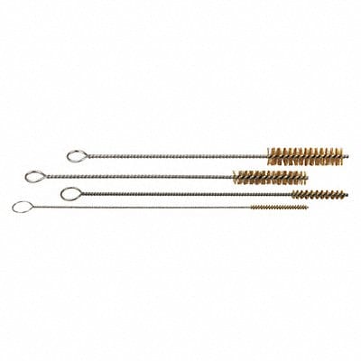 Mini Brush Set Brass Tube Diameter PK4