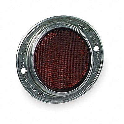 Reflector Round Red 4-11/16 L