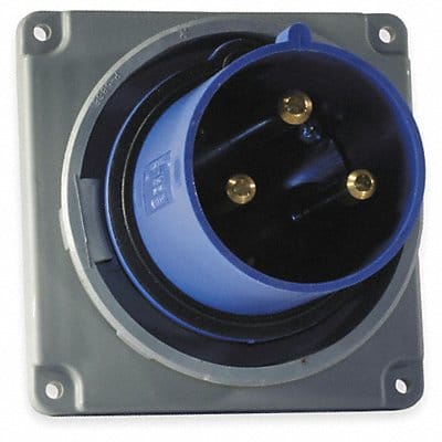 WT Pin and Sleeve Inlet Blue 2P 3W 100 A