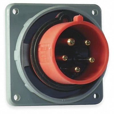 WT Pin and Sleeve Inlet Red 4P 5W 20 A