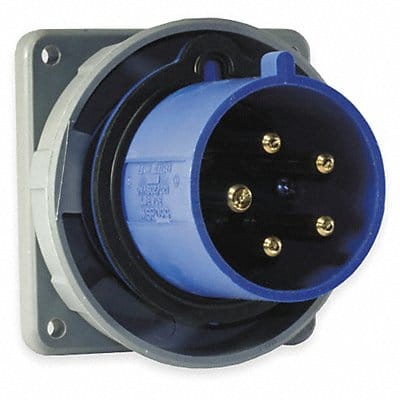 WT Pin and Sleeve Inlet Blue 4P 5W 30 A