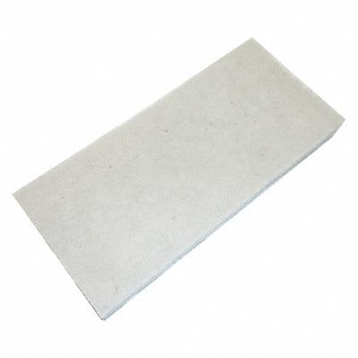 Scrub Pad 8 in L White