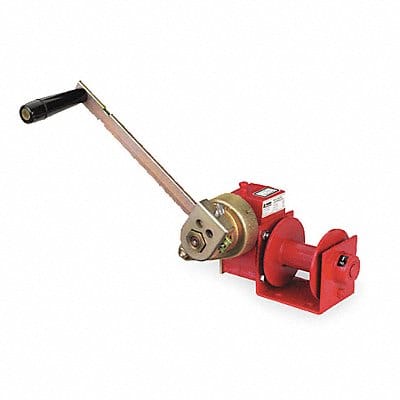 Hand Winch Worm Gear w/Brake 1000 lb.