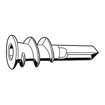 Drywall Anchor Self-D #6 1-11/16in PK100