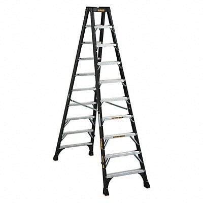 Twin Stepladder Fbrgls IA 10ft DXL3030