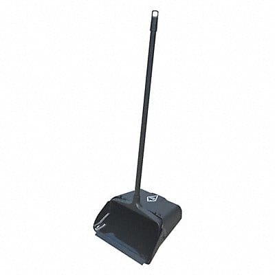 Long Handled Dust Pan Black