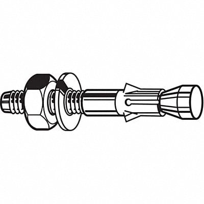 Wedge Anchor 3/4 -10 SS 3/4 in PK2