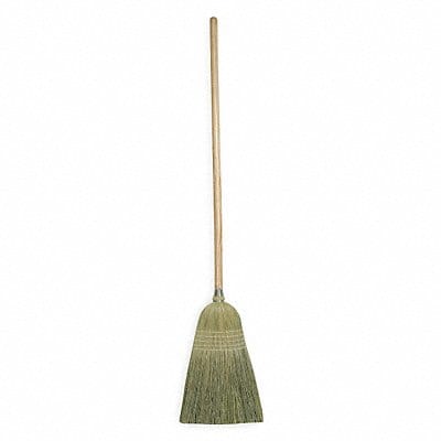 Corn Broom 38 in Handle L 12 in Face