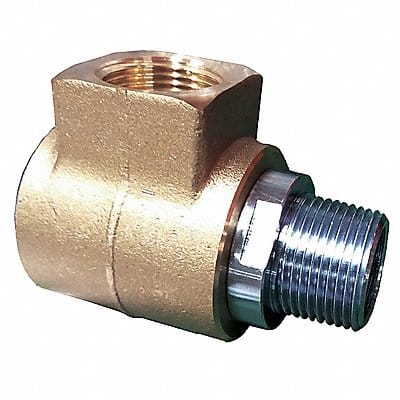 Swivel 90 Deg Brass SS 3/4 FNPT Inlet